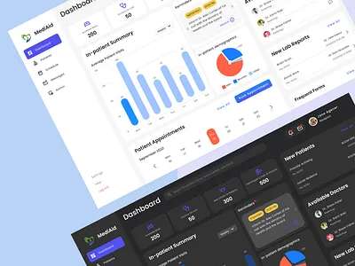 Medical Dashboard dashboard health hospital medical ui web web design