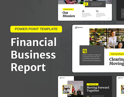 Financial Business Report - Presentation Templates google slides keynote planning poweropint