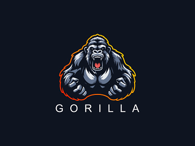 Gorilla Logo angry gorilla logo gorilla gorilla logo gorilla logo design gorilla vector logo logo design silver back logo silverback logo