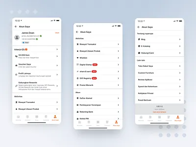 Profile Page account profile profile page ui ui design ux ux design