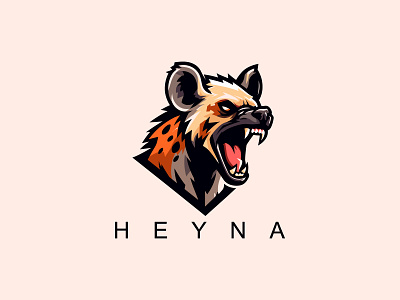 Hyena Logo angry hyena hyena hyena logo hyena vector logo hyenas hyenas logo