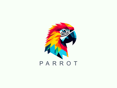 Parrot Logo colorful parrot macaw logo parrot parrot colors parrot logo parrots