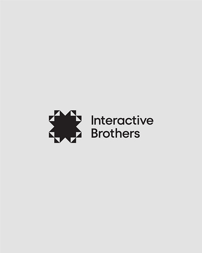 Interactive Brothers logo branding graphic design logo