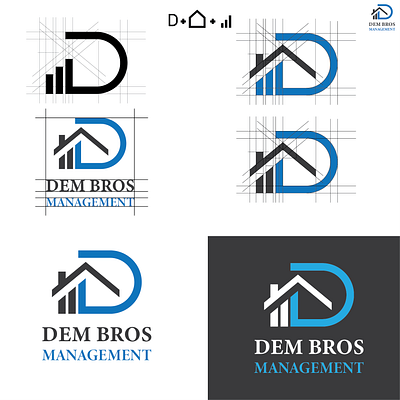 Real Estate Business Logo Design brand identity branding design graphic design illustration logo logo design logos modern logos motion graphics realestate ui ux vector vector art