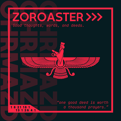 ZOROASTER ahura ahura mazda art banner god graphic design hormazd hoveredcube persia persian persian god voidcallback7 zoroast zoroaster zoroasthra zoroastrianism zorousthra