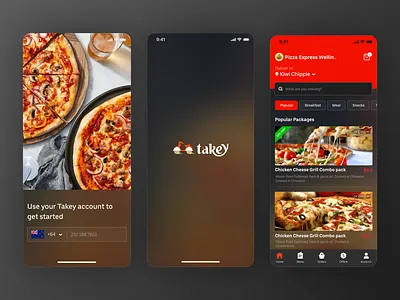 Online Ordering App ui