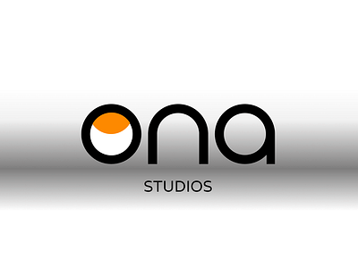 The official logo for the ONA studios company branding graphic design logo ui