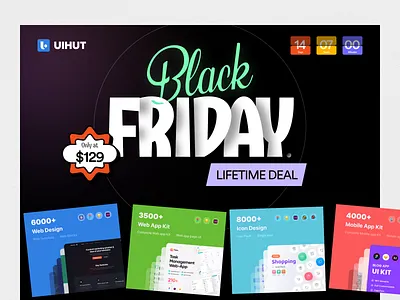 EARLY BLACK FRIDAY DEAL - 10% OFF! black friday deal blackfriday friday deal landing page sale discount uiux design website design