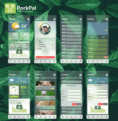 PorkPal app ui ux