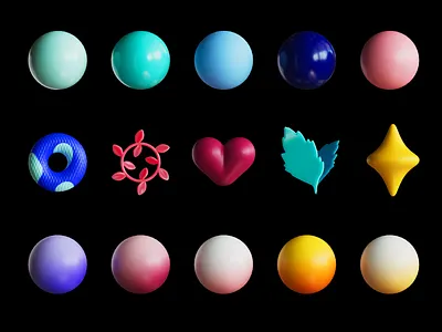 Shaders 3d 3d illustration aplants colorful gradien shaders leaves lighting materials maxon octane redshift shaders skate snake sphere textures