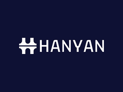 Hanyan Bridge Logo brand identity brand logo brand style gride bridge logo business logo construction logo letter h letter mark logo logo logo creator logo designer logo idea logo inspiration logo maker minimalist logo modern logo monogram logo online logo designer typography wordmark logo