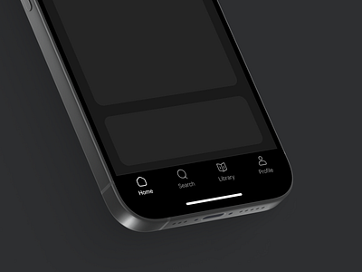 Navbar mobile app bottom bar inspiration minimalist navbar ui user interface ux visual