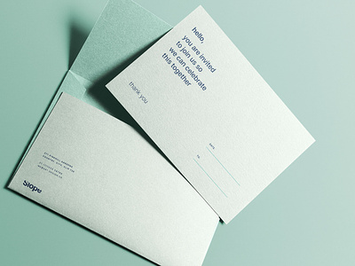 corporate invitation card design