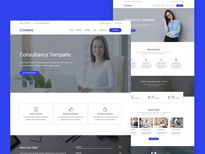 Consulting Business HTML Template - Consul mentors