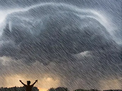 Rain&Airoplane Animated animation graphic design motion graphics