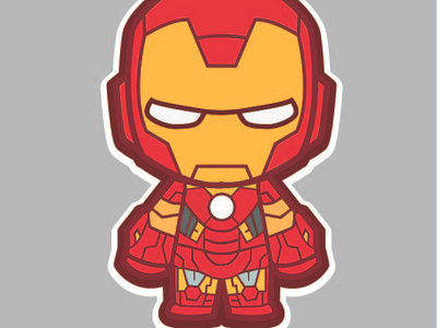 Iron Man illustration vector