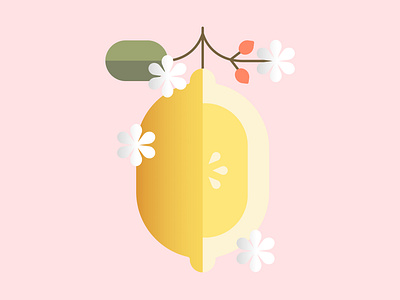 Gradient summer fruits adobe illustrator design graphic design illustration vector