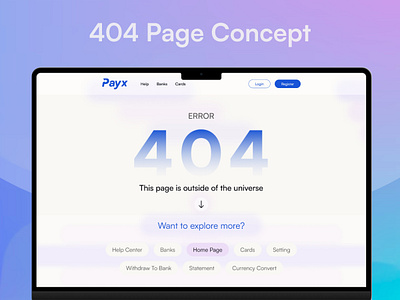 404 Error Page UI/UX Design Concept 404 ux design 404error error page ui error ux design interface lost maksudux page not found simple ui ui ui design ui ux uiux universe