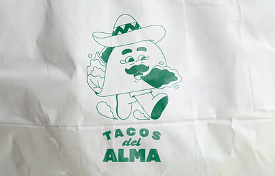Tacos del Alma 🌮 - Branding art branding cartoon character cute design doodle drawing food funny graphic illustration line logo mascot mockup packaging stickers tacos vector
