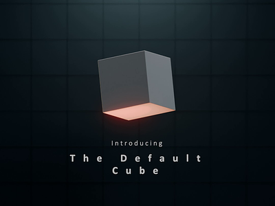 Default Cube 3d animation b3d blender cube default cube motion