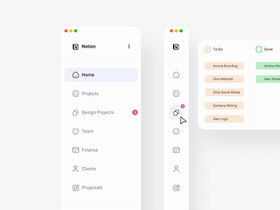 Notion Task Management Ui Design figma notion notion redesign productivity app saas saas productivity task app task management ui ui design