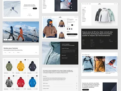 Eider branding clothes dailyui design ecommerce graphic design ui userexperience ux web website