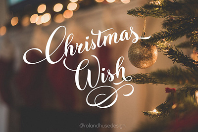 Christmas Wish calligraphy christmas christmas calligraphy christmas card christmas wish elegant festive happy happy holidays holiday season merry christmas monoline seasons greetings swashes swashes christmas font