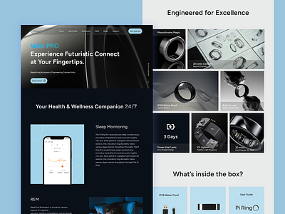 Pi Ring Web site Redesign branding ui website