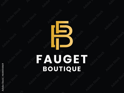 FB letter logo design on luxury background. BF monogram initials bf free download logo monogram