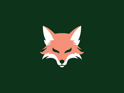 Fox Logo animal branding design emblem fox head icon illustration logo mark mascot orange sports thief vector vulpine wildlife zorro