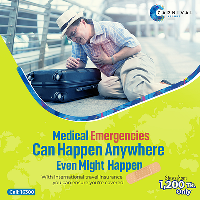 Carnival Assure | Brand Direction bestinsurance brand brandbuilding brandirection carnivalassure carnivalassurebranding carnivalinurance dotlinesgroup healthinsurance insurancebangladesh insurancebranding logo medical medicalemergency travel traveling travelinsurance