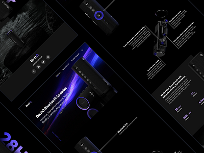 Portfolio Website Design 3d product adobexd animation appdesign branding dark theme design graphic design illustration landing page logo motion graphics ui uiux ux web page