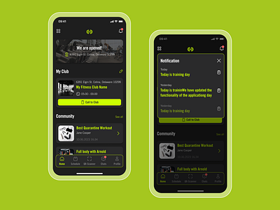Fitness Club Safari - App Concept animation app club color concept design fitness mobile sport ui ux