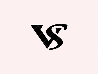VS Logo art branding design digital art icon identity illustration lettermark logo logo design logotype monogram sv sv logo sv monogram typography vector vs vs logo vs monogram