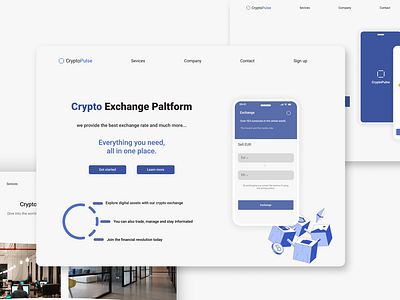 project 03 - cryptopulse animation app art basics branding company design figma icon illustration logo minimal navigation typography ui user ux vector web