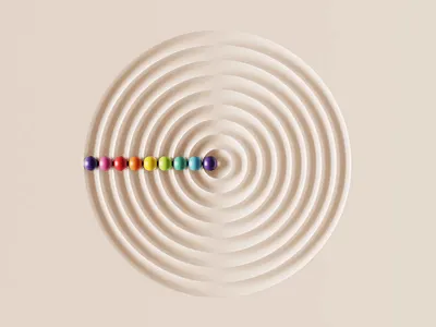 Rainbow 3d branding candy design graphic design illustration motion graphics pink rainbow sweet ui