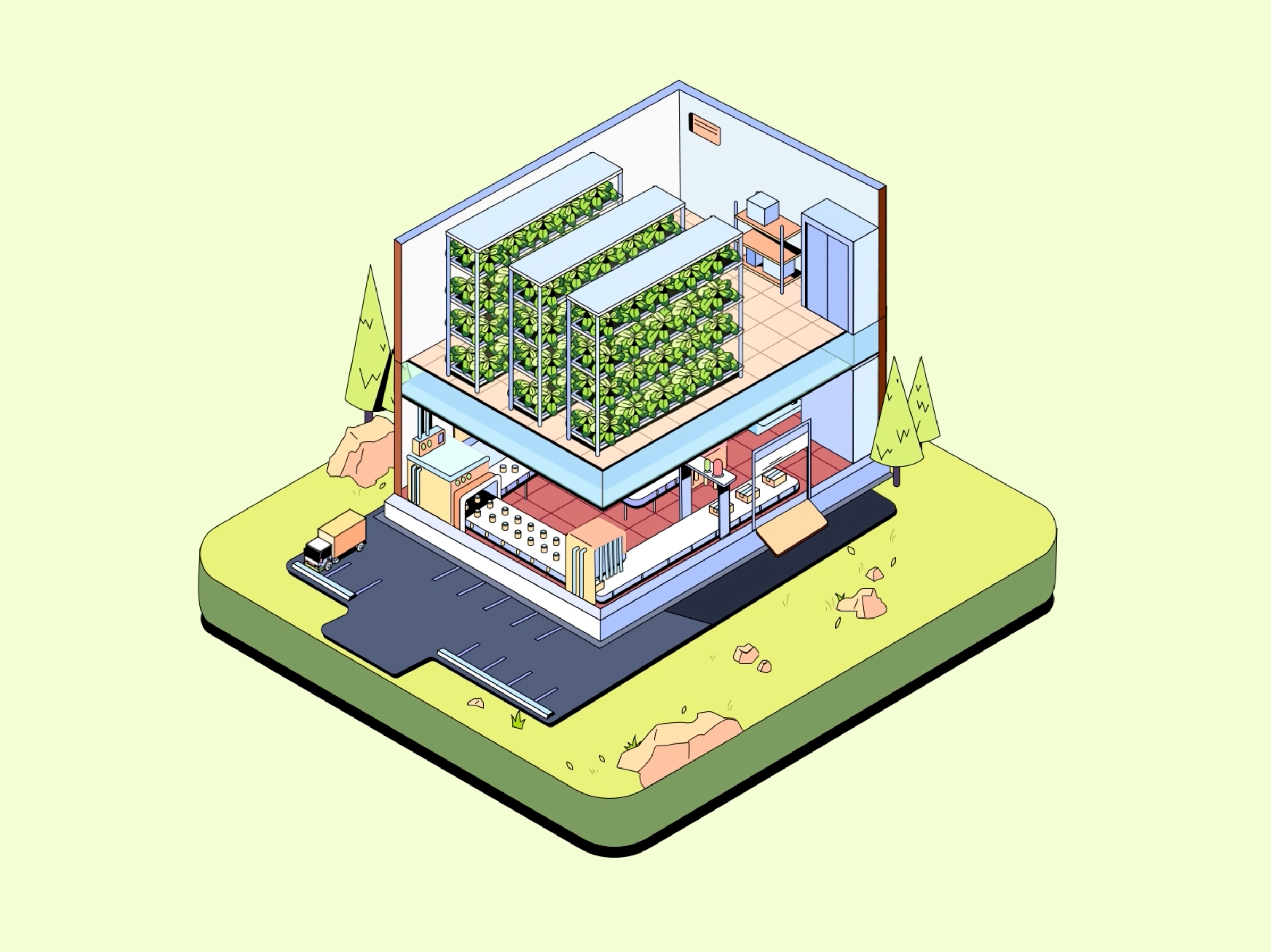 Avery Agriculture isometric animation 2d 2d animation 2d isometric animation agriculture animation illustration isometric isometric animation isometric illustration isometry
