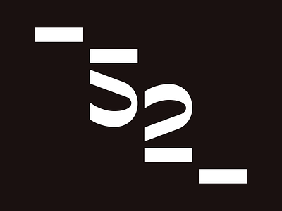 52nd Architectural Studio Logotype/ Identity Design / Branding 52 architecture branding design elevation identity logo logotype rise stairs studio symbol
