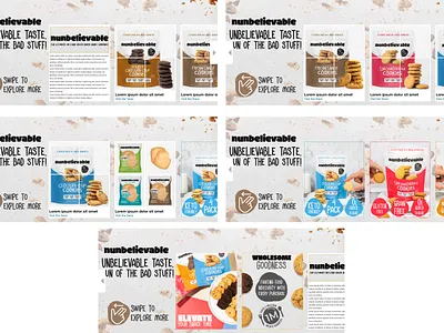 Amazon Brand Story || Pack of Cookies a content amazon amazon brand story brand story branding ebc infographics listing store front design