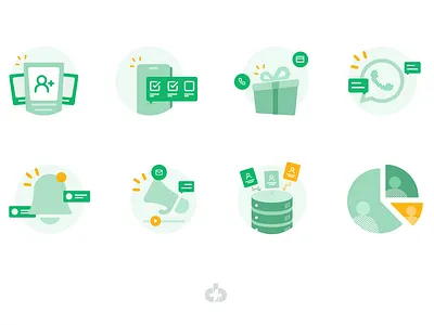 SaaS App Illustration set app branding design illustration ui uiux ux