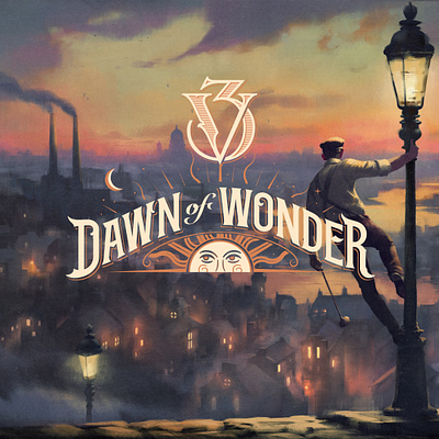 Dawn of Wonder dawnofwonder hand lettering logotype schmetzer wordmark