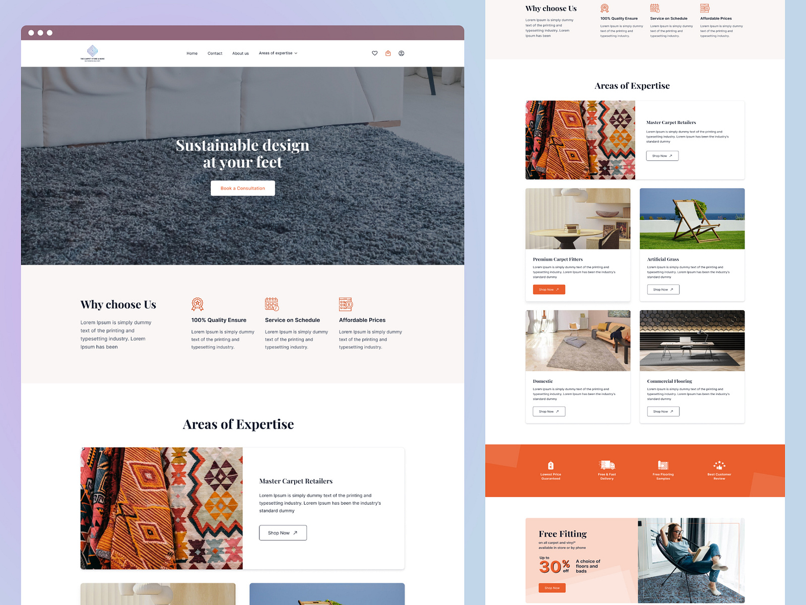 A Showcase of Carpet site by Khandaker Ariful Haque on