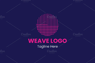 Weave logo design weave
