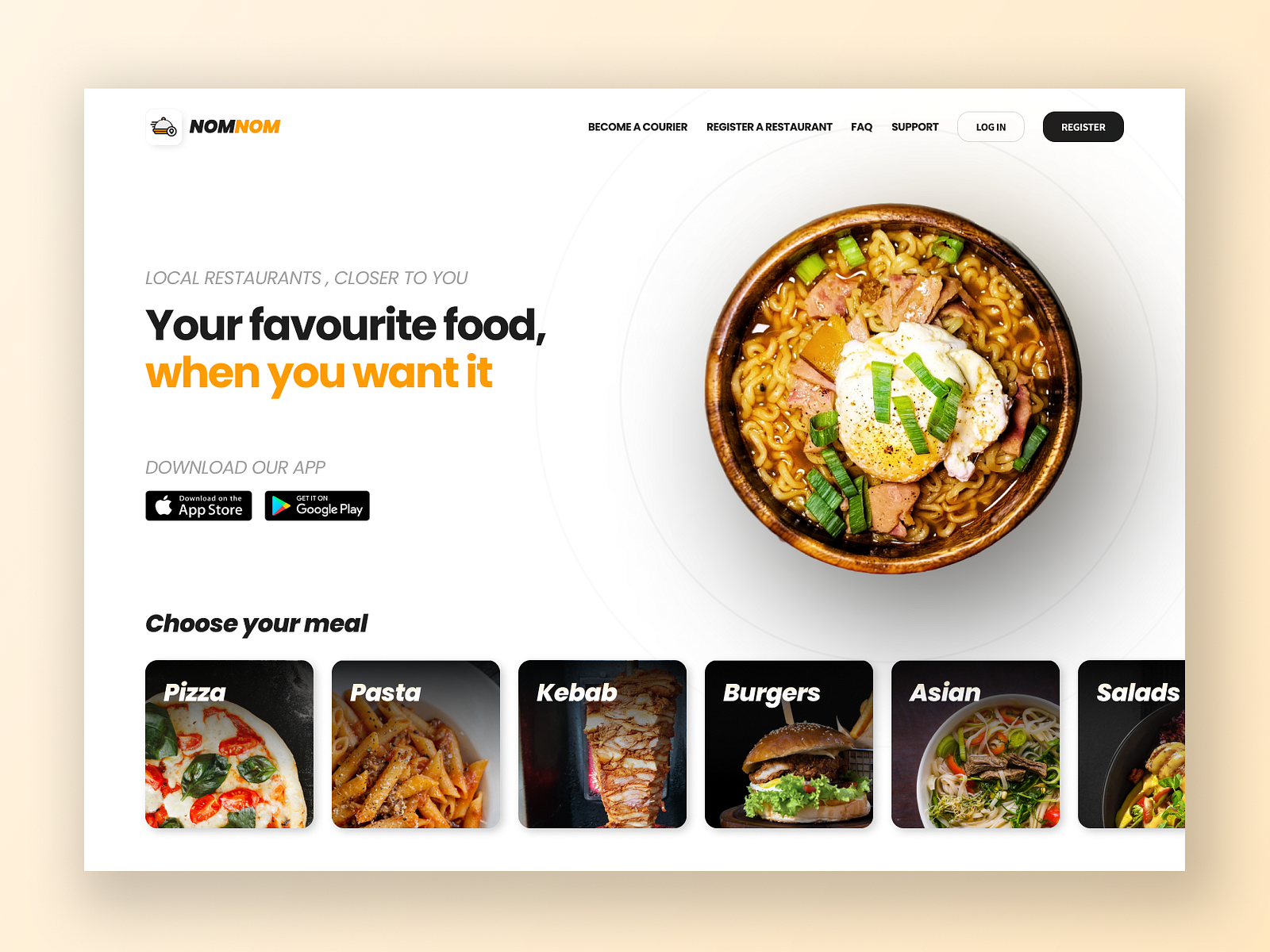 Food Delivery Web UI Design Concept By Cristian Enache On Dribbble food-delivery-web-ui-design-concept-by-cristian-enache-on-dribbble