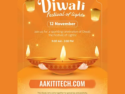 DIWALI FLYER DESIGN banner branding graphic design illustration packaging design typography ui