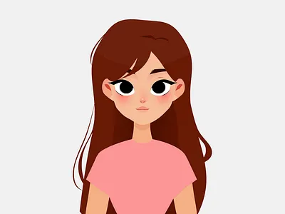 Selfie Illustration animation character design illustration motion design self portrait selfie selfportrait vector vector art