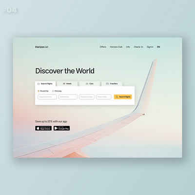 Flights Booking Web UI Design Concept design figma graphic design ui website