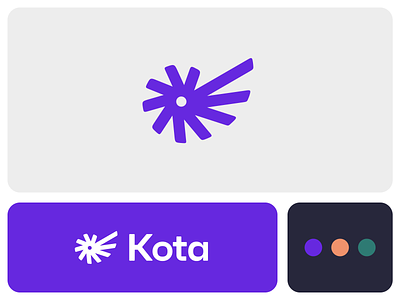Kota Logo Design beach brand finance identity invest logo mark money nautilus purple retirement savings shell stock symbol