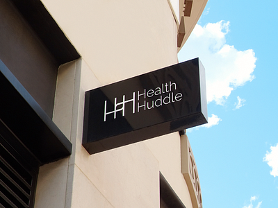 Health Huddle | Logo & Brand Identity brand branding design graphic design health icon logo symbol typography wordmark