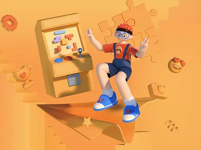 Pickcat IP character design 3d branding c4d character graphic design illustration ip marvelous design octane programming community